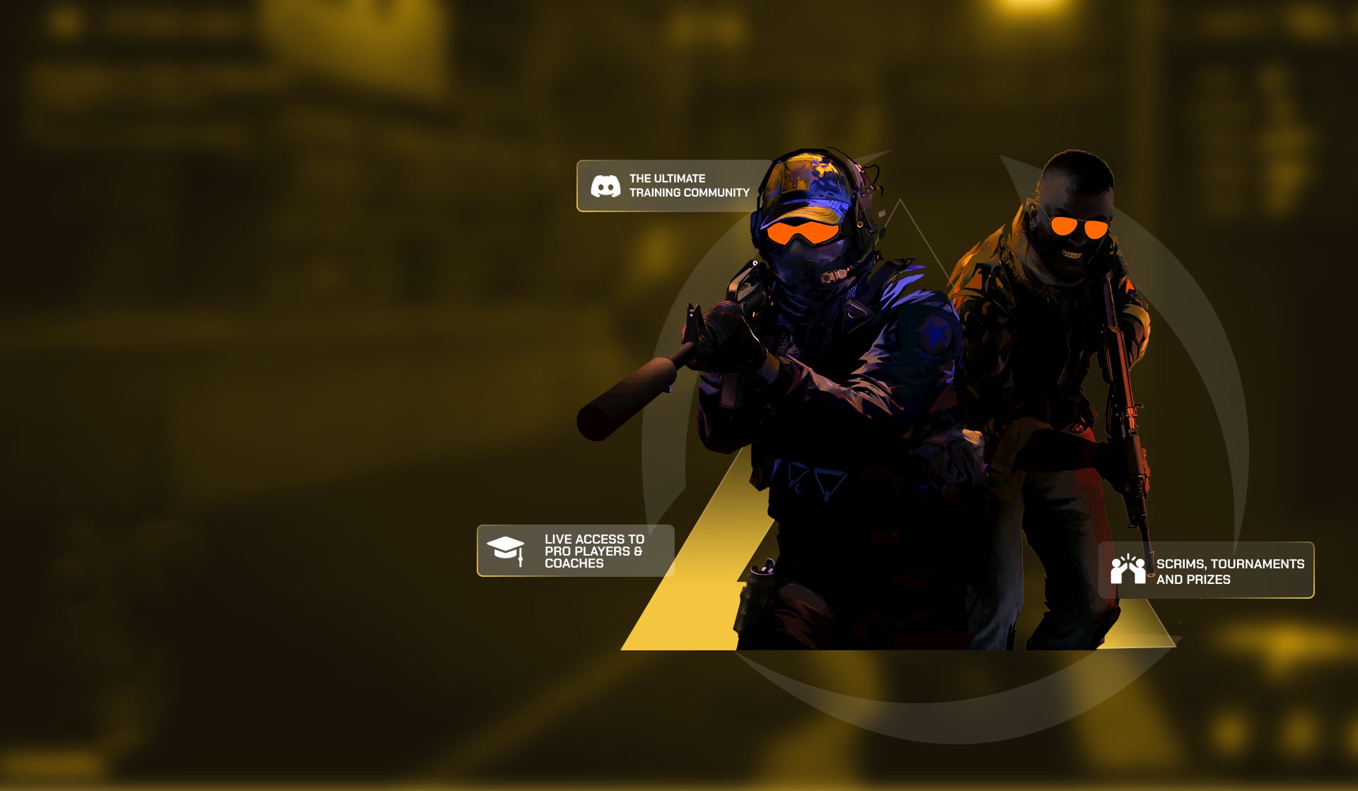 <span>Gosu Academy</span>LEARN HOW TO <br>BECOME A BETTER<br> COUNTER-STRIKE <br>PLAYER.
