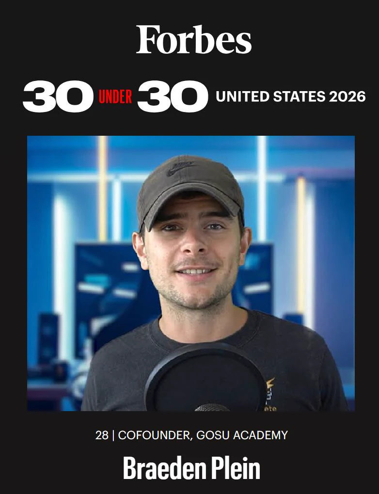 Braeden Plein named to Forbes 30 Under 30 United States 2026